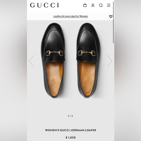 Gucci Jordaan Loafers - Picture 1 of 8